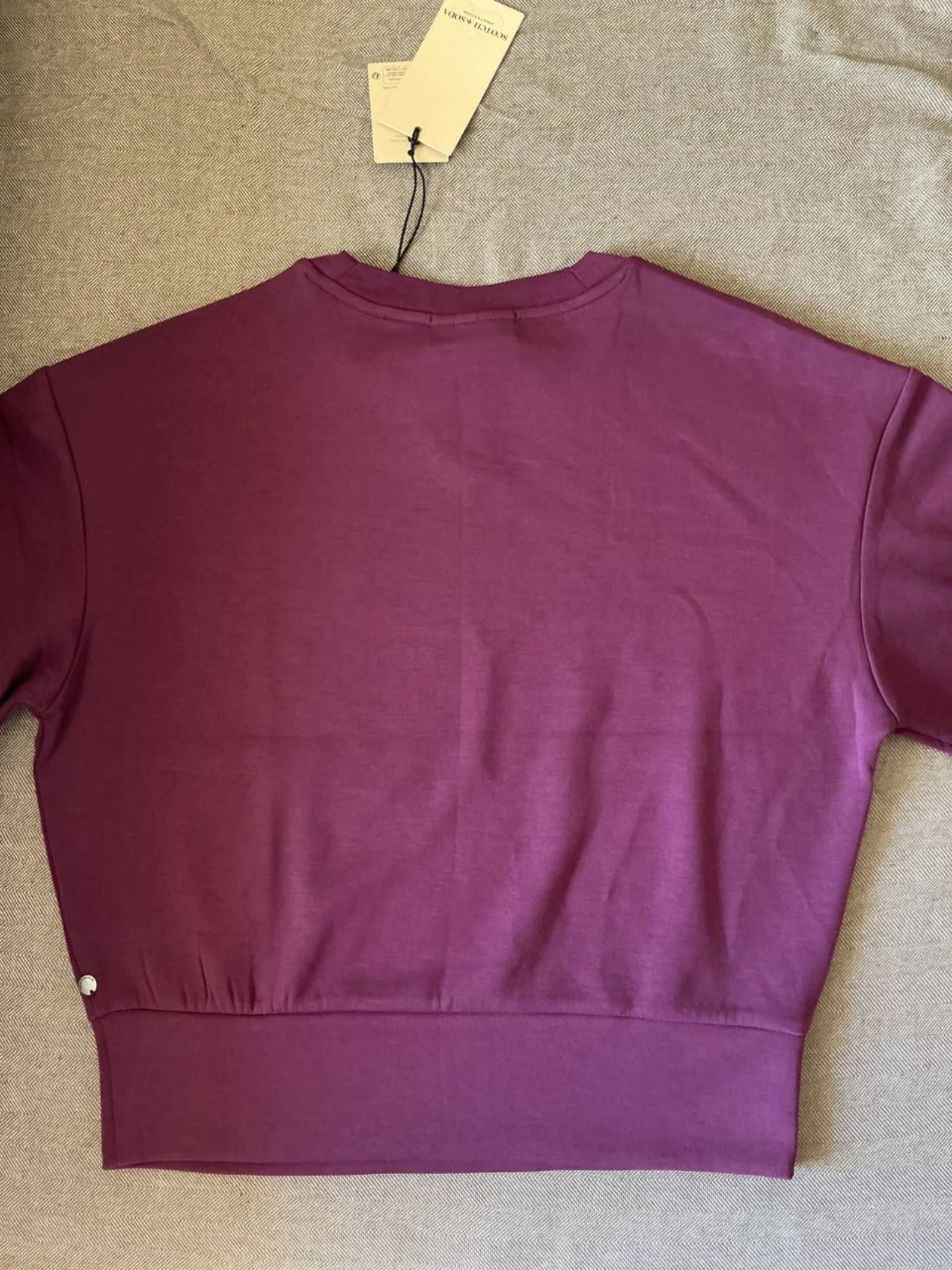 Moletom Feminino Scotch & Soda roxo Tamanho 36 – photo 6
